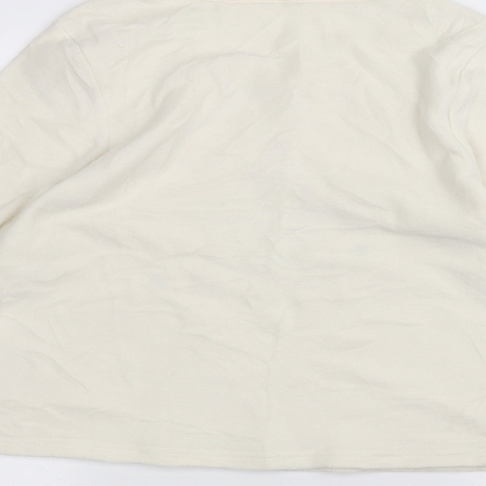 Womens UK Size M Matalan White Pullover Jumper