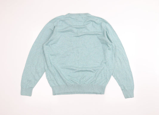 DUNNIES Womens Blue Pullover Jumper Size XL