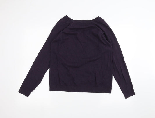 Womens UK Size 16 River Island Purple Pullover Jumper