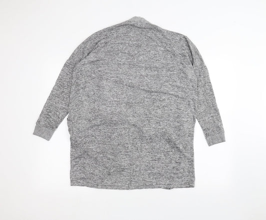 Sparkle & Fade Womens Grey Cardigan Jumper Size S