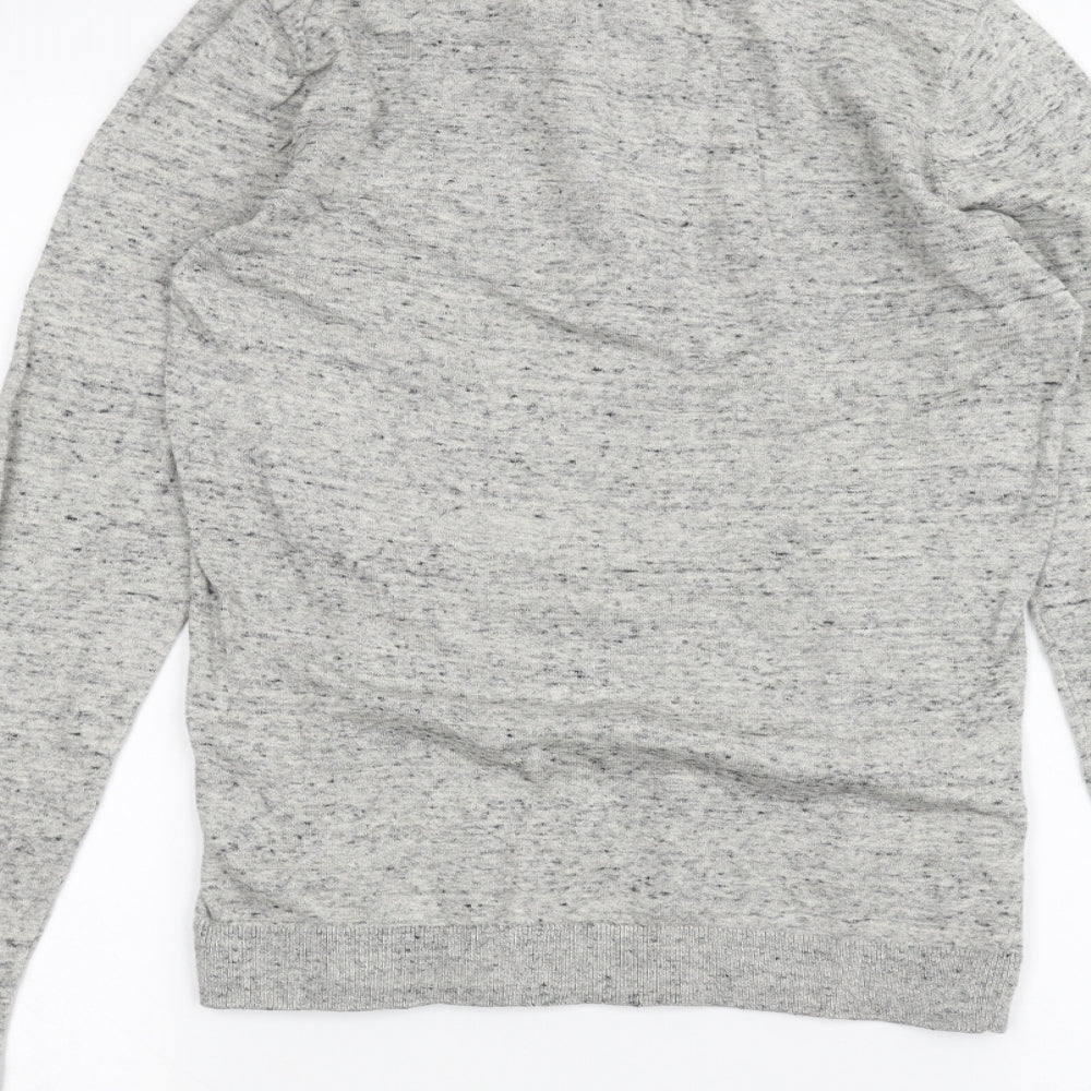 Womens UK Size S ASOS Grey Basic T-Shirt