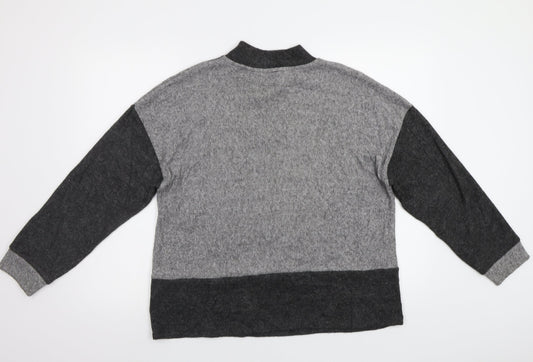 TU Womens Grey Pullover Jumper Size M