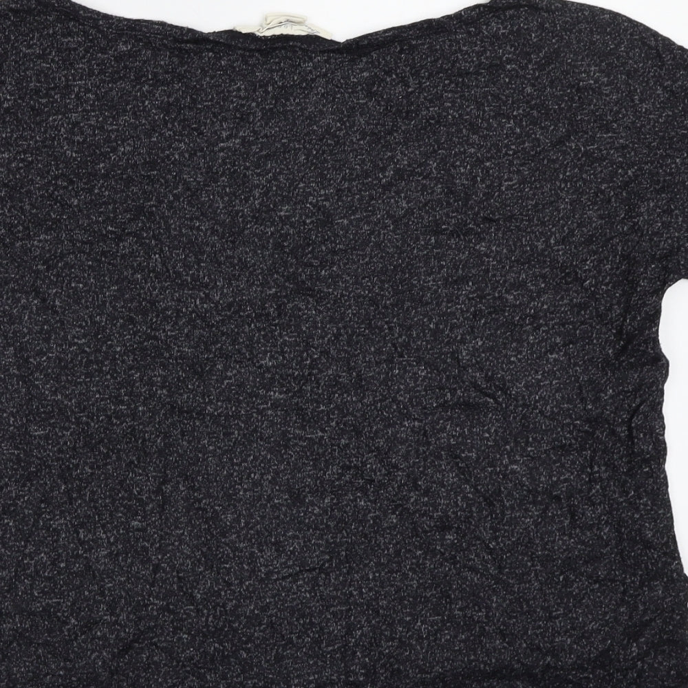 Womens UK Size S H&M Grey Basic T-Shirt
