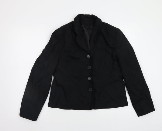 Womens UK Size 16 BHS Black Jacket
