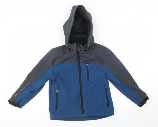 Snozu Womens Blue Rain Coat Coat Size S