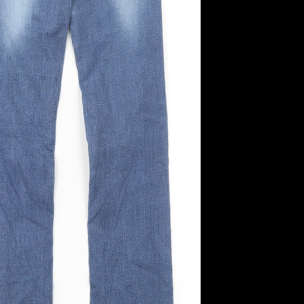 F&F Girls Blue Straight Jeans Size 9-10 Years