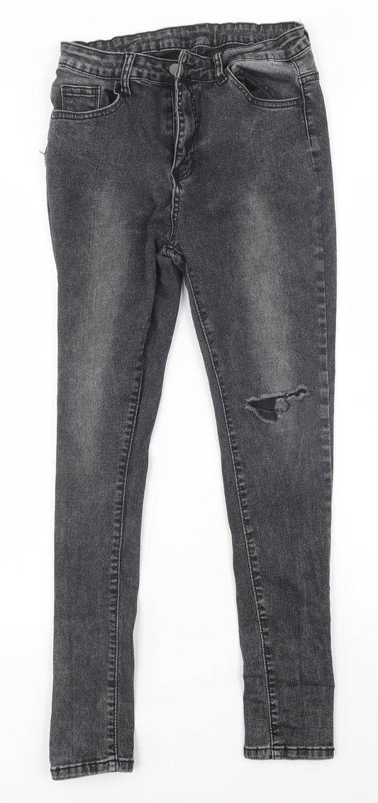 SHEIN Womens Black Skinny Jeans Size L L27 in