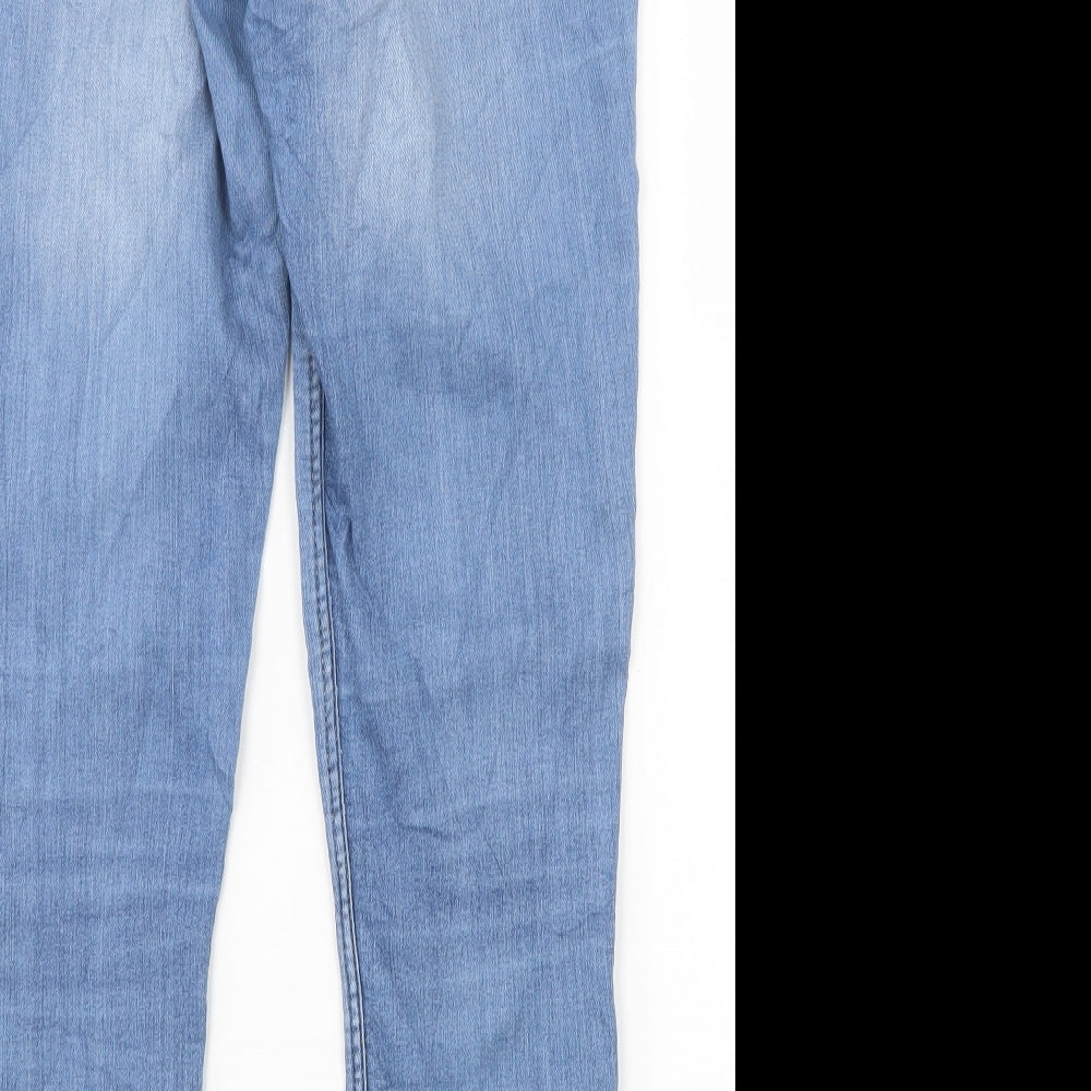 Womens UK Size 8 Divided Regular Fit Skinny Blue Jeans