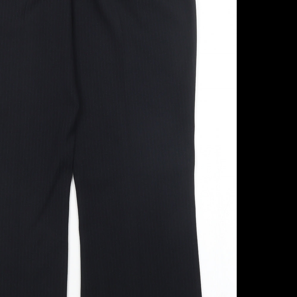 Womens UK Size 14 F&F Regular Fit Blue Trousers