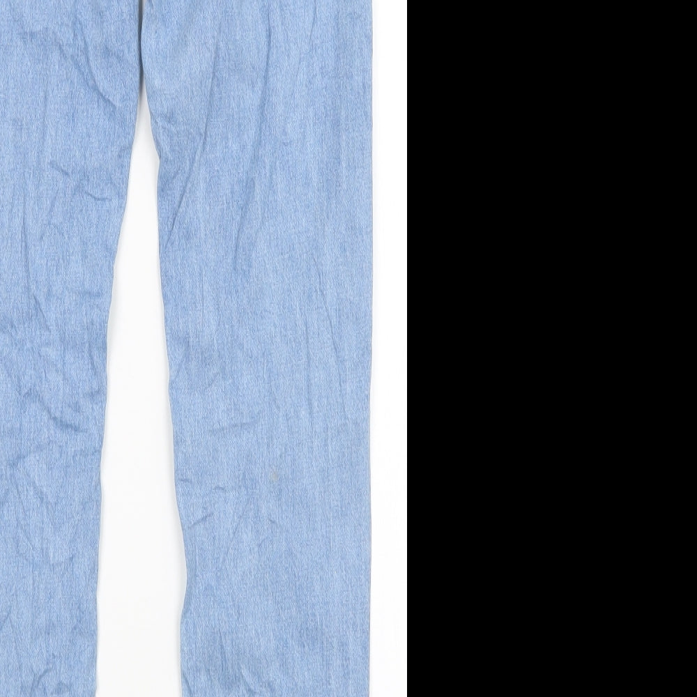 Womens UK Size 28 in Preworn Regular Fit Straight Blue Jeans