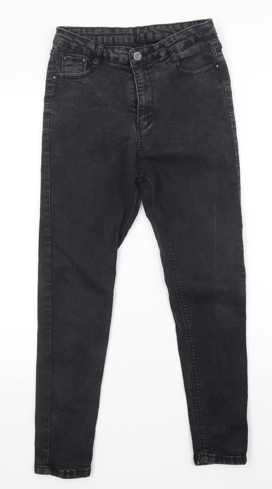 SHEIN Womens Black Skinny Jeans Size M L24 in