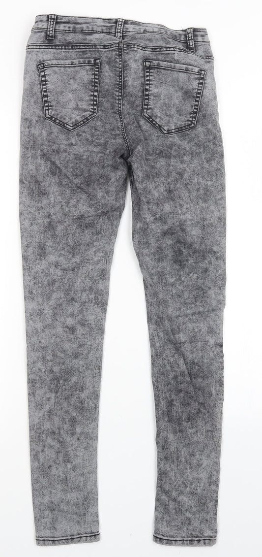 denim co Womens Black Skinny Jeans Size 10 L29 in