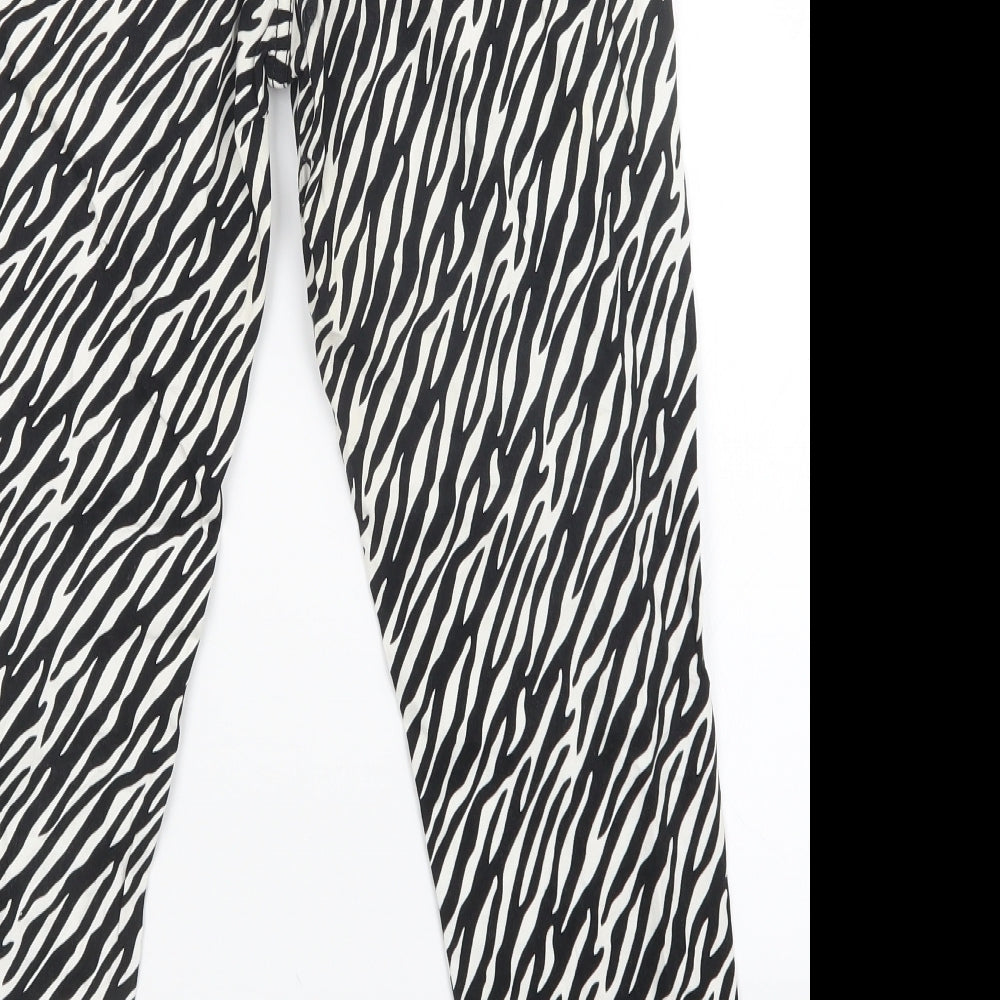 stitch & sow Womens Multicoloured Animal Print Skinny Jeans Size XS L25 in