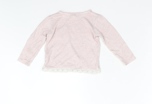 Primark Girls Pink Basic T-Shirt Size 2-3 Years