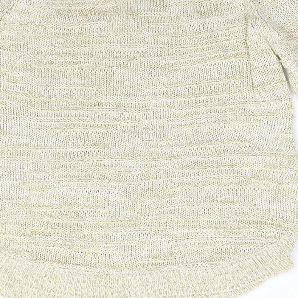 Womens UK Size S Wallis Gold Pullover Jumper