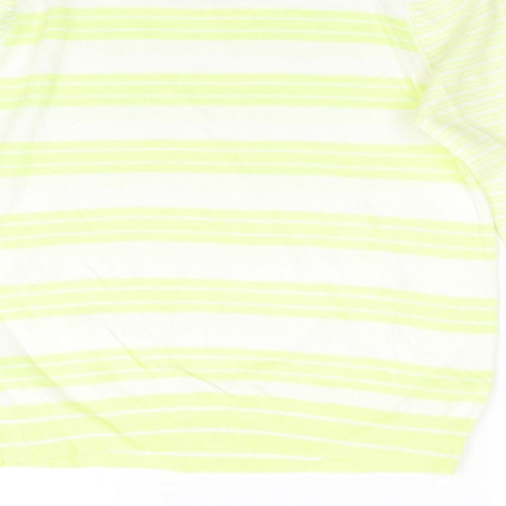Womens UK Size 8 M&S Yellow Pullover Jumper