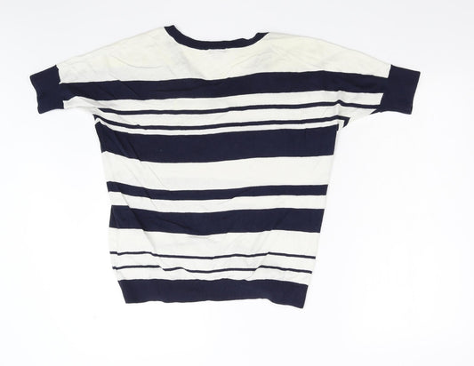 Gap Womens Multicoloured Striped Knit Pullover Jumper Size S