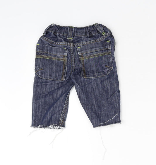 Cherokee Boys Blue Denim Bermuda Shorts Size 4-5 Years