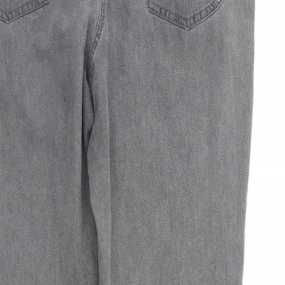 Bexleys Womens Grey Denim Straight Jeans Size 38 in L27 in