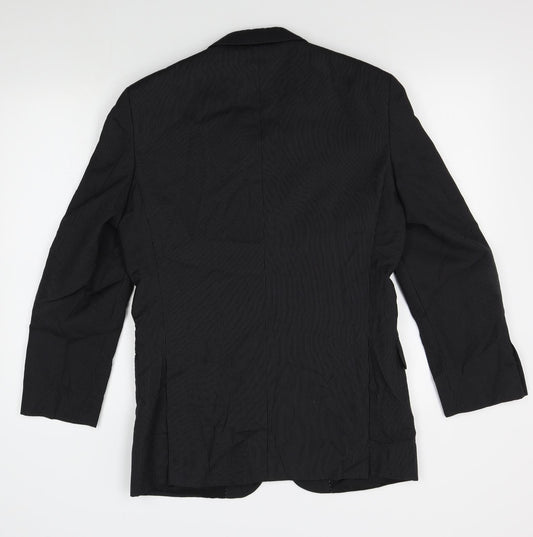 Mens UK Size 36 savoy taylors guild Regular Black Suit Jacket