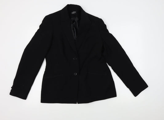 Womens UK Size 12 Debenhams Regular Black Blazer
