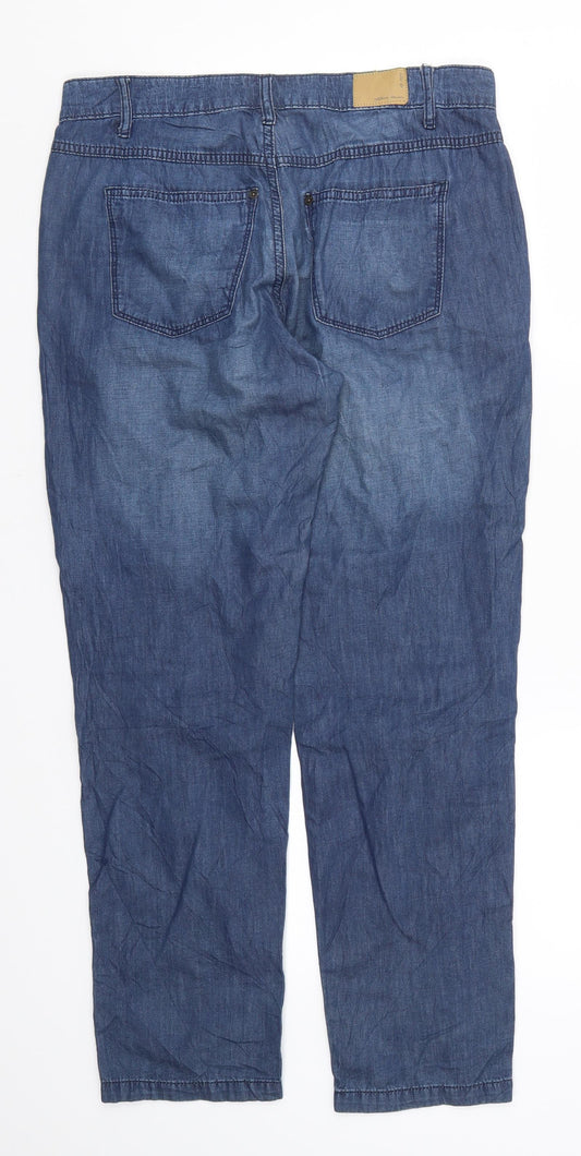 Yessica Womens Blue Denim Tapered Jeans Size 32 in L27 in