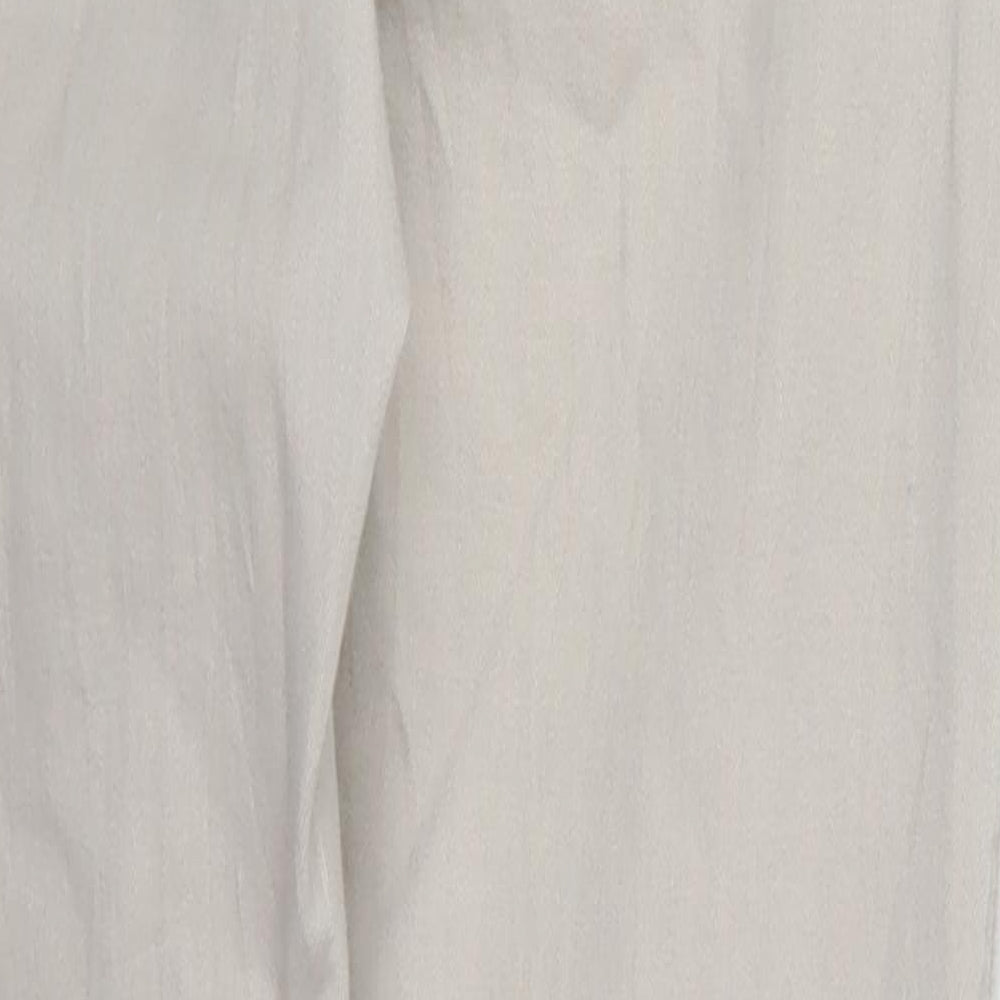 Missguided Womens Grey Denim Skinny Jeans Size 14 L28 in