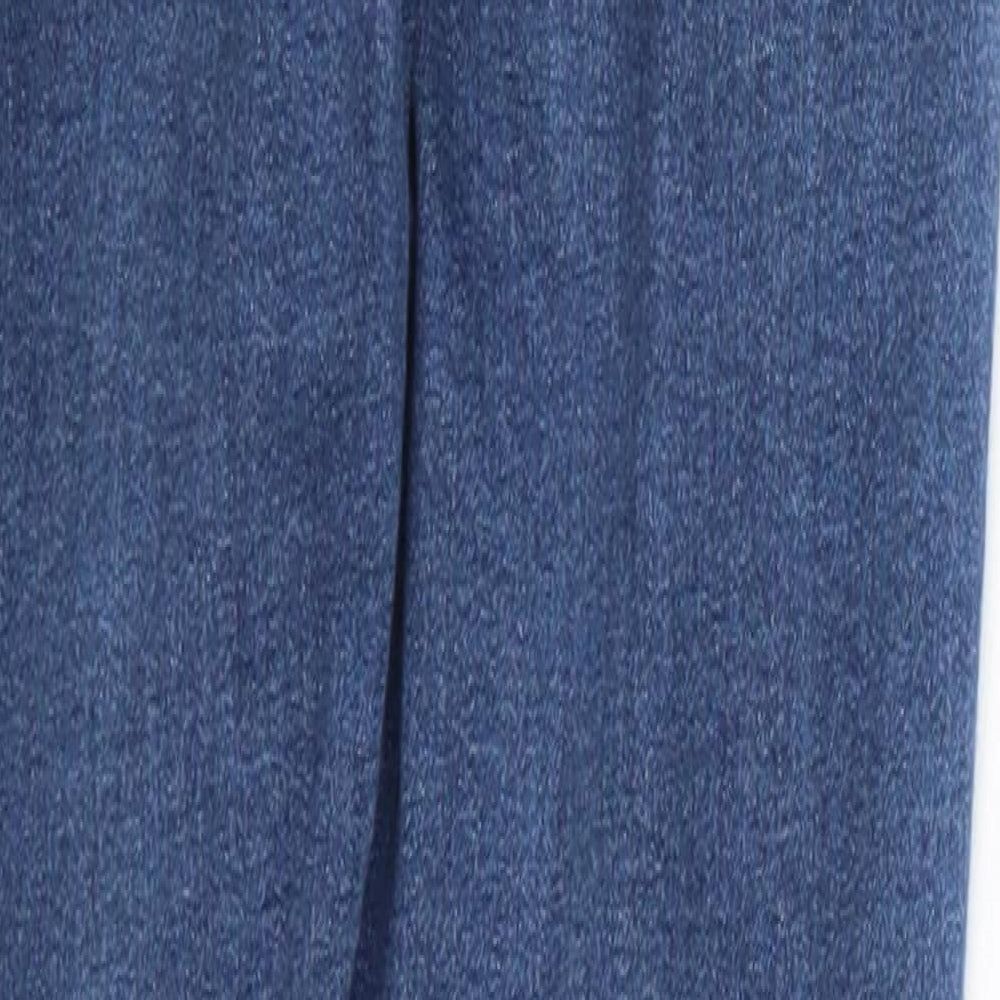 PRETTYLITTLETHING Womens Blue Denim Skinny Jeans Size 6 L27 in