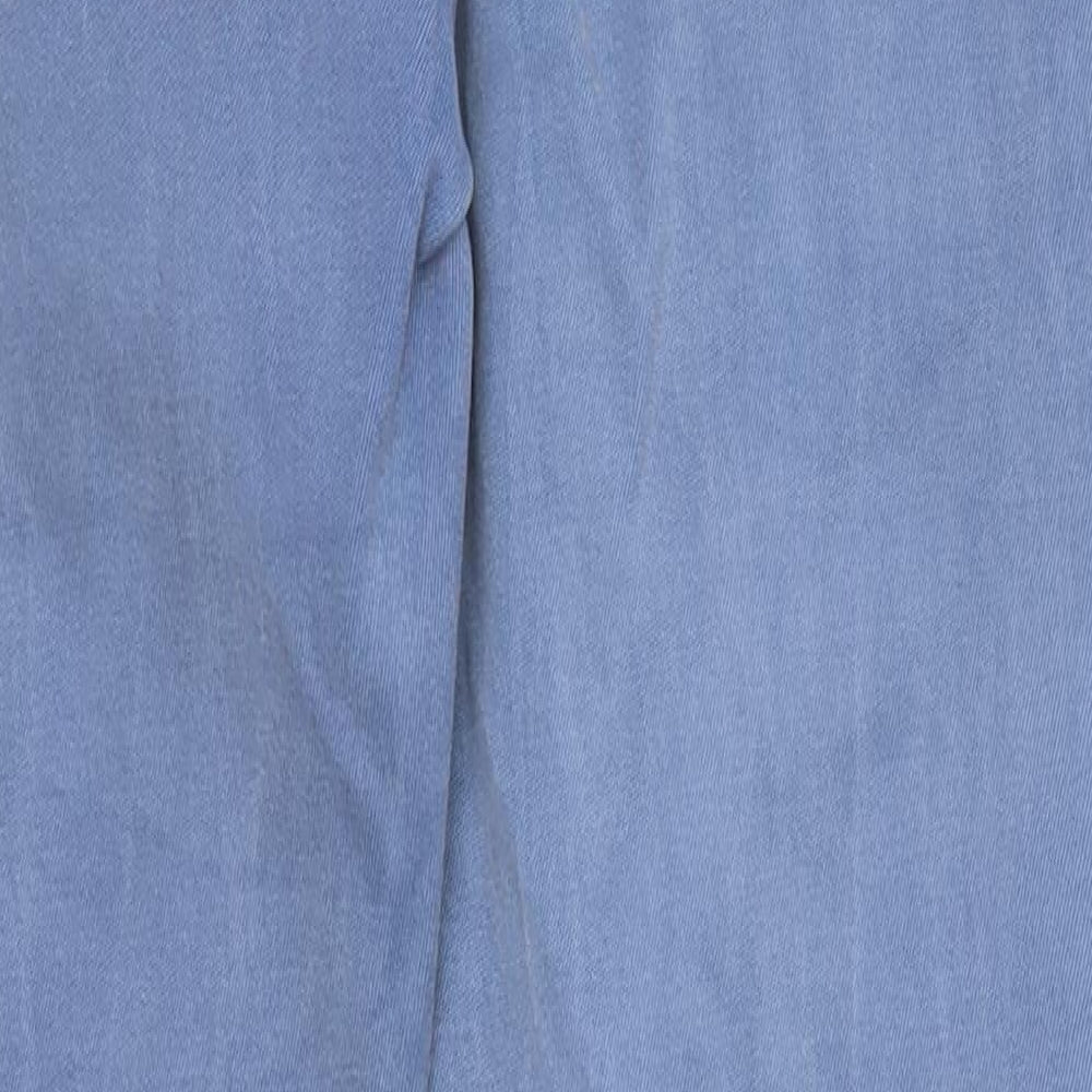 Topshop Womens Blue Denim Skinny Jeans Size 28 in L28 in