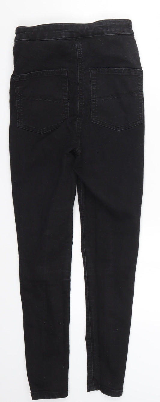 COLLUSION Womens Black  Denim Skinny Jeans Size 25 in L25 in