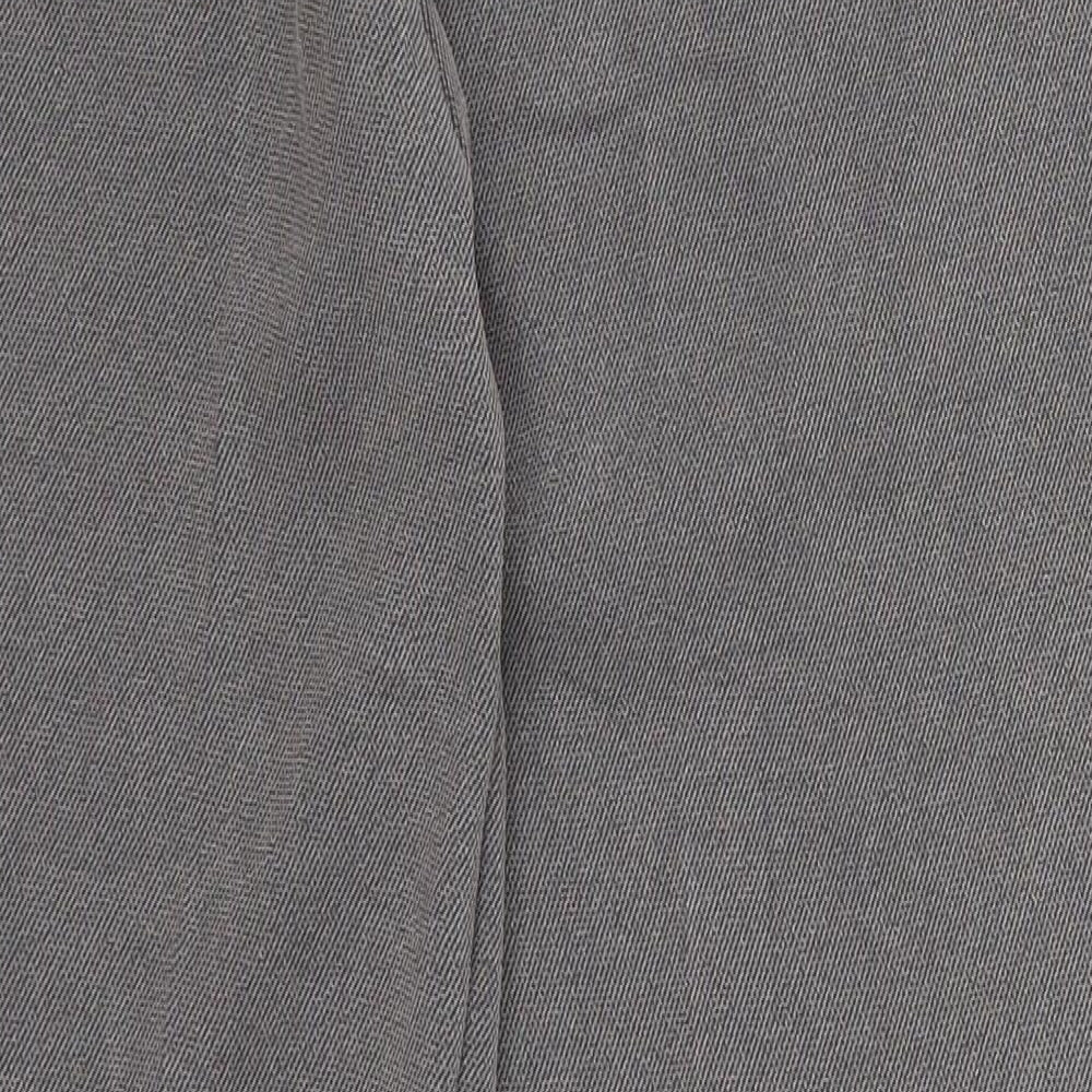 Womens UK Size 30 in Marks and Spencer Regular Fit Grey Trousers