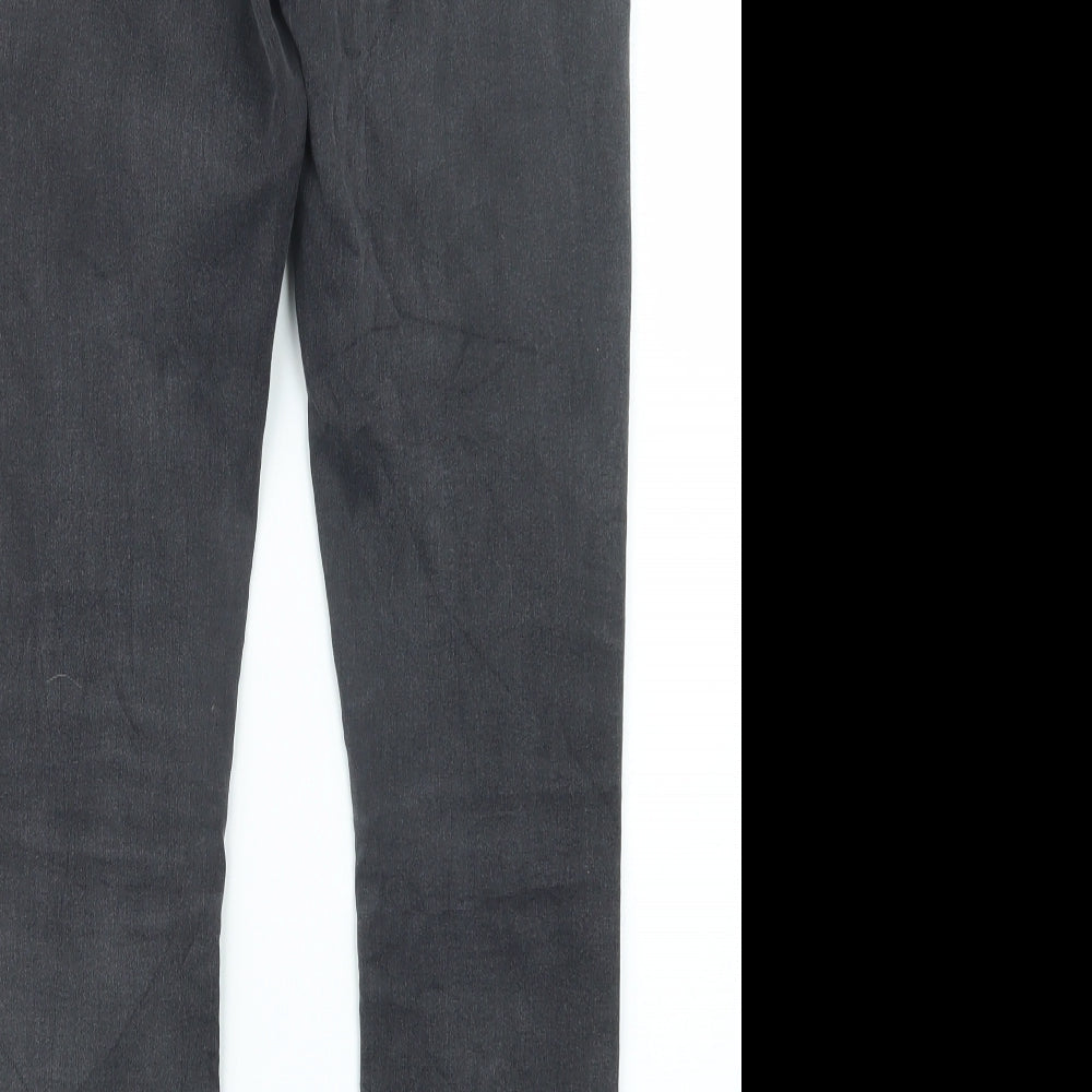 Only Womens Black Denim Straight Jeans Size M L27 in