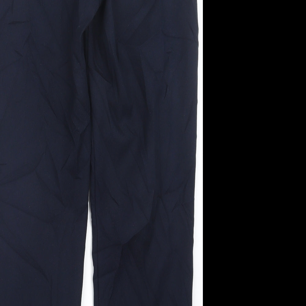 Womens UK Size 10 Papaya Regular Fit Blue Trousers