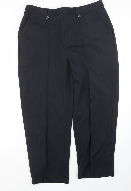Womens UK Size 16 Bonmarché Regular Fit Blue Trousers