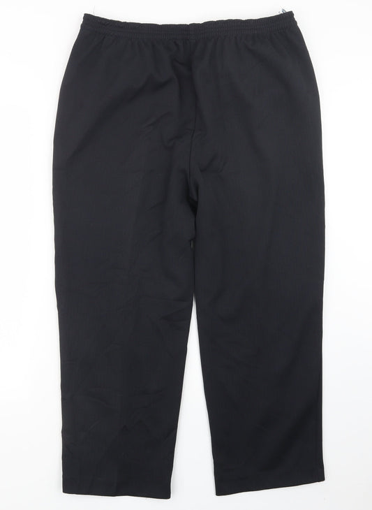 Bonmarché Womens Blue Trousers Size 16 L24.5 in