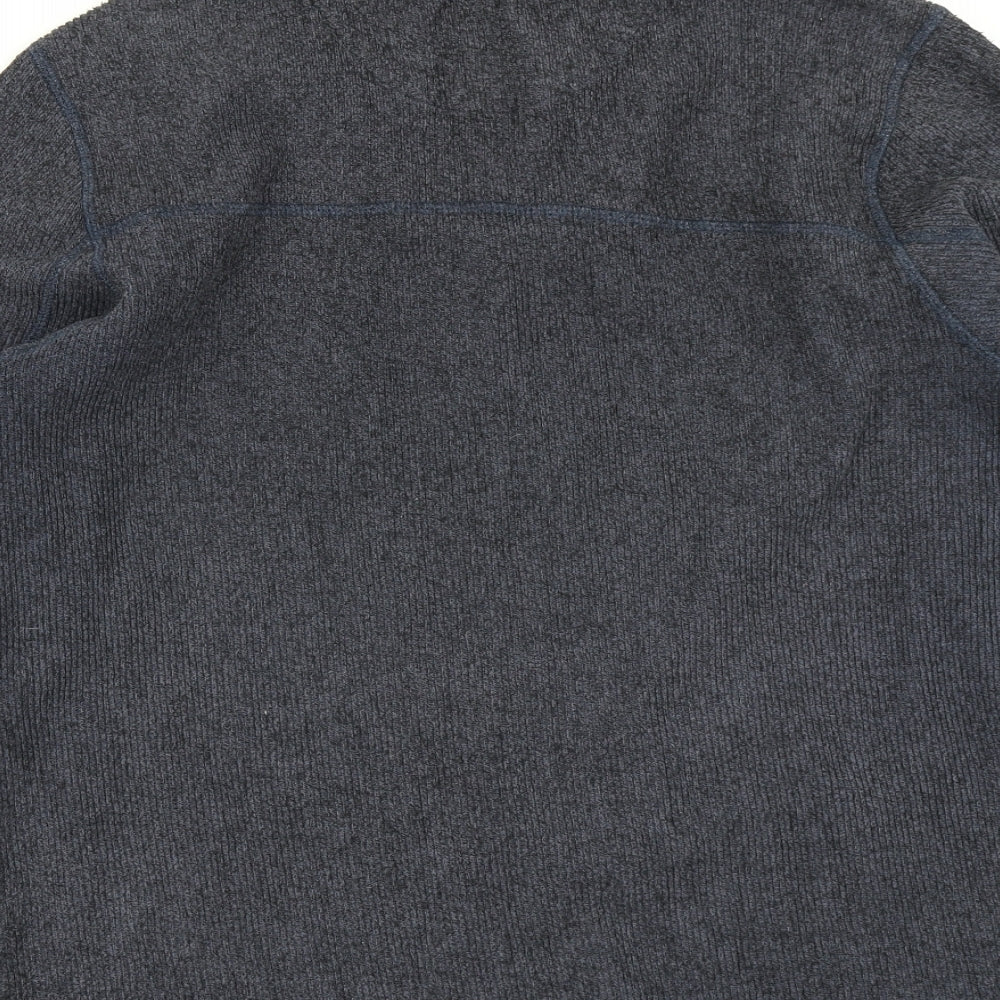 New Man Mens Blue Knit Pullover Jumper Size M
