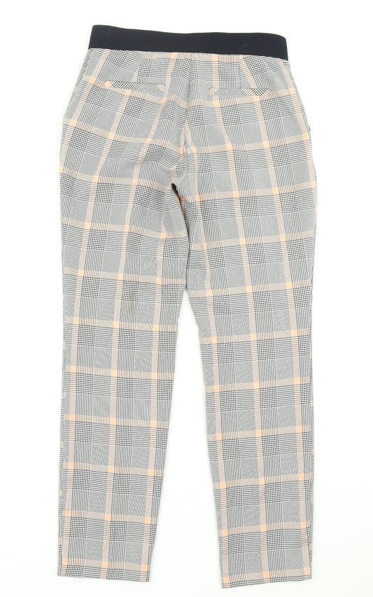 Prmark Womens Blue Plaid Dress Pants Trousers Size 6 L26 in