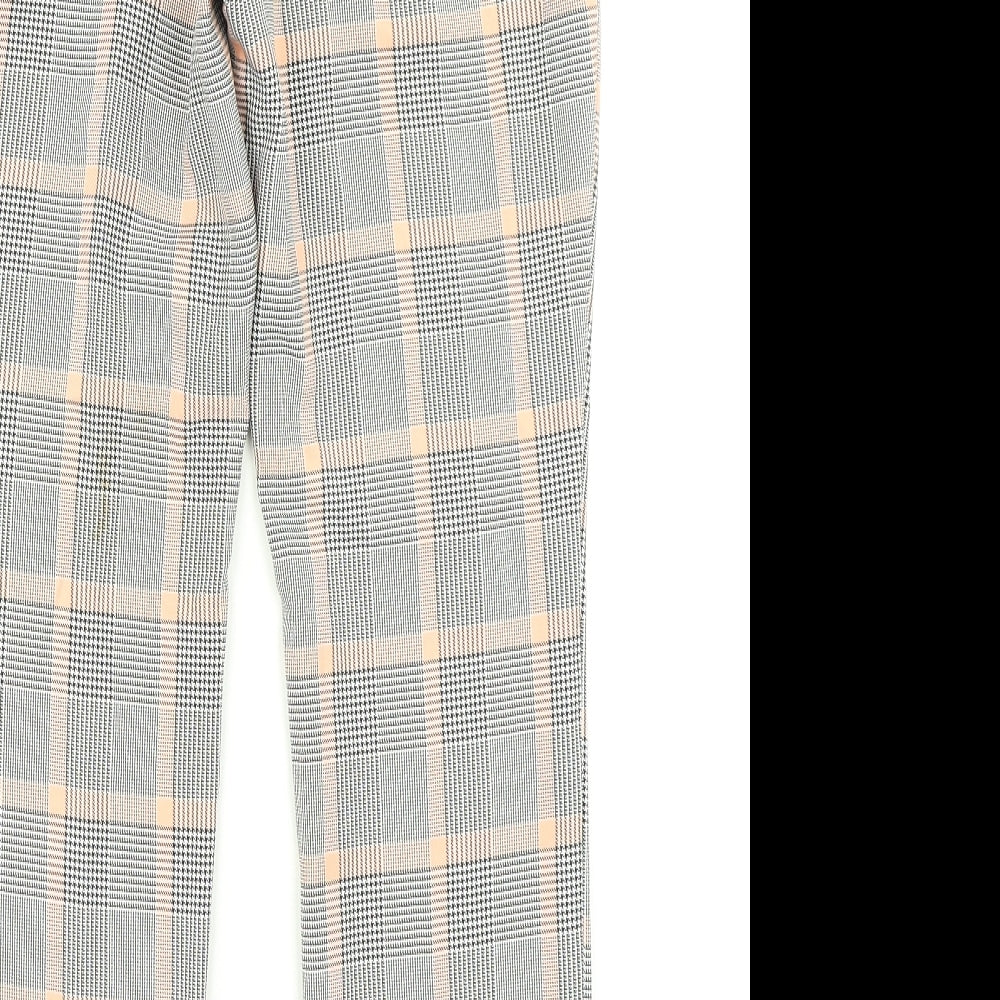 Prmark Womens Blue Plaid Dress Pants Trousers Size 6 L26 in