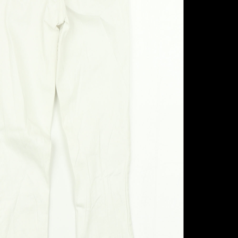 Hollister Womens White Denim Skinny Jeans Size 27 in L25 in