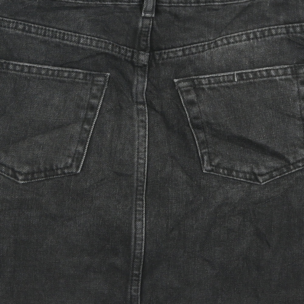 Womens UK Size 8 Topshop A-Line Denim Skirt