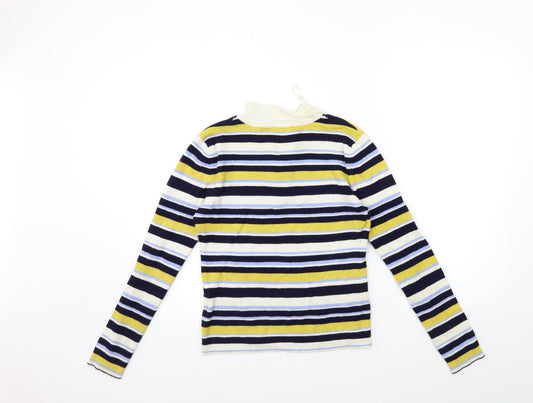 Womens UK Size 10 Miss Selfridge Yellow Pullover Jumper