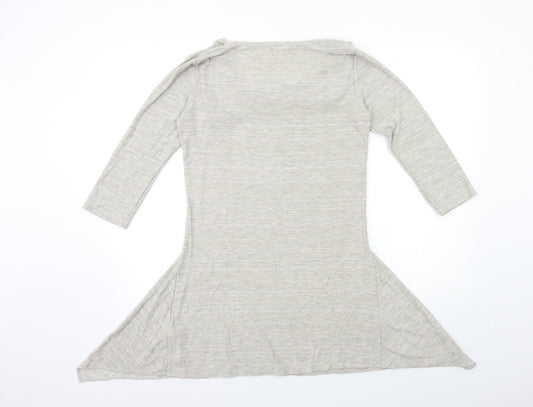 Womens UK Size 10 Per Una Grey Pullover Jumper