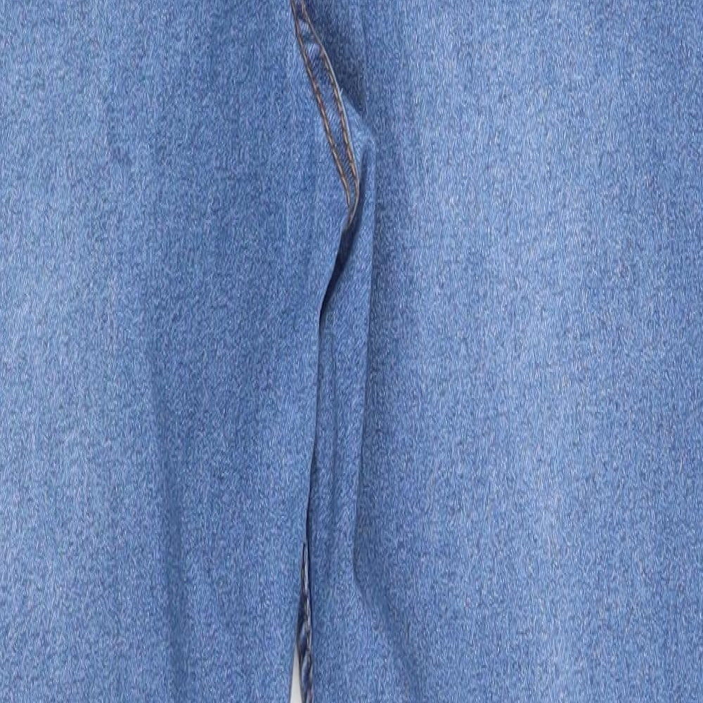 PRETTYLITTLETHING Womens Blue Denim Skinny Jeans Size 6 L28 in