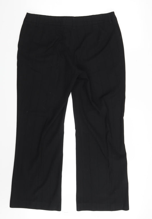 Ana Sousa Womens Black Dress Pants Trousers Size 18 L29 in