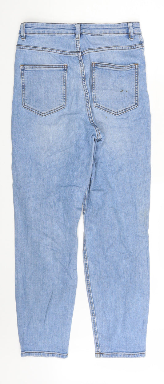 ASOS Womens Blue Denim Straight Jeans Size 28 in L32 in