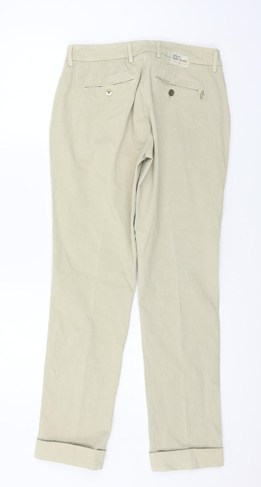 Maison Clochard Womens Beige Trousers Size 27 in L29 in