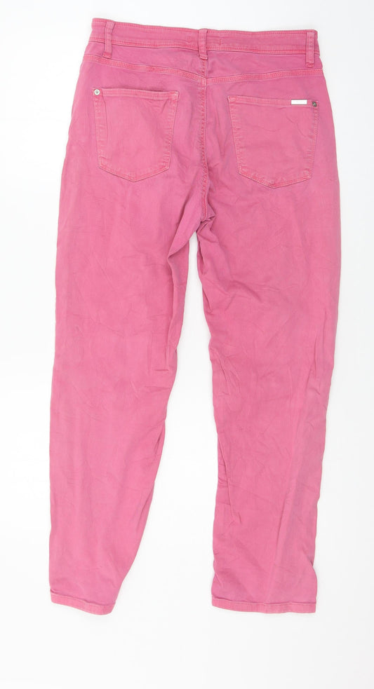Cambio Jeans Womens Pink Denim Trousers Size 30 in L29 in