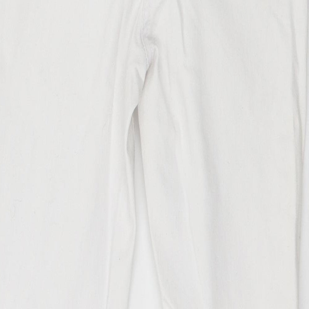 Parisian Womens White Denim Skinny Jeans Size 10 L27 in