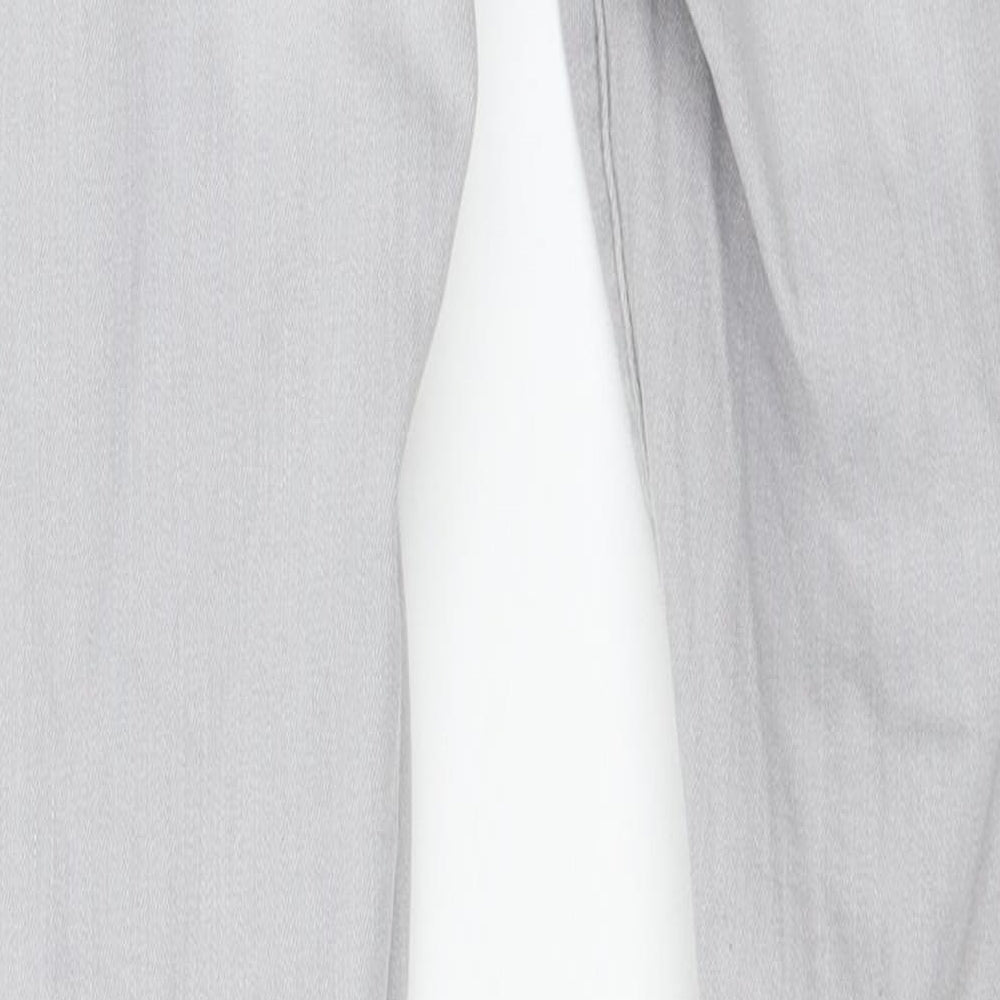 Denim & Co. Womens Grey Denim Skinny Jeans Size 6 L27 in