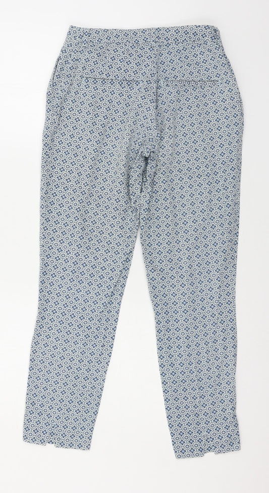 Womens UK Size 28 in H&M Regular Fit Blue Trousers